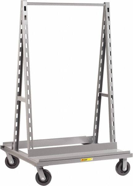 Little Giant - 36" Wide x 67" High x 40" Deep, Adjustable Tray Truck - 2,000 Lb Capacity - Exact Tooling