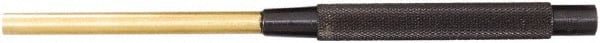 Starrett - 5/16" Pin Punch - 8" OAL, Brass - Exact Tooling