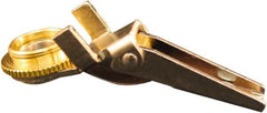 Milton - 150 Max psi Closed Check Brass Air Chuck - Clip On Chuck, Lock-On - Exact Tooling