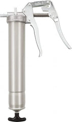 Umeta - Pistol Grip Grease Gun, Variable Pressure/Volume Link, Rigid Extension and Coupler, Cartridge, Suction Fill & Loader Pump - 16 oz Capacity, 1/8 Thread Outlet, Cartridge, Suction Fill & Loader Pump - Exact Tooling
