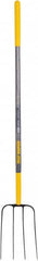 True Temper - Fork with 48" Handle with Grips - 8-1/4" Blade Width, 4 Tines, 12-1/2" Tine Length - Exact Tooling