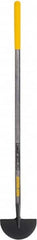 True Temper - 4-3/4" High x 9" Wide Round Steel Spade - 48" Long Wood Straight Handle, Front Turned - Exact Tooling