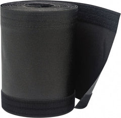 Atlantex - 8" ID Black Abrasion Sleeve for Hoses - 25' Long, -65 to 225°F - Exact Tooling