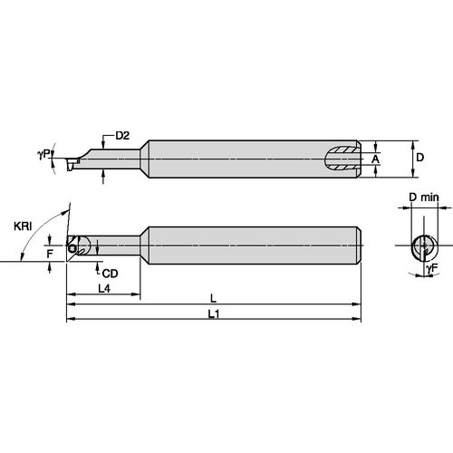 CSPM71225225L STEEL SHANK PROFILING - Exact Tooling