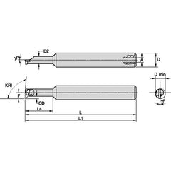 CSPM71225225L STEEL SHANK PROFILING - Exact Tooling