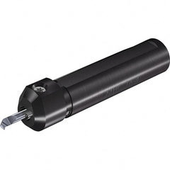 Vargus - Internal Thread, Neutral Cut, 10mm Shank Width x 10mm Shank Height Indexable Threading Toolholder - 65mm OAL, MS4, yes Insert Compatibility, MHC Toolholder, Series Microscope - Exact Tooling