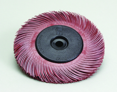 6 x 1" - 220 Grit - Ceramic - Radial Bristle Brush - Exact Tooling