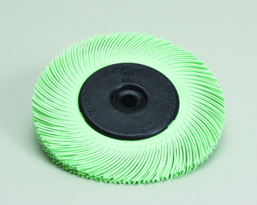 6 x 1" - 1 Micron Grit - Ceramic - Radial Bristle Brush - Exact Tooling
