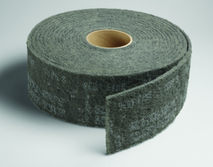 4'' x 30 ft. - Grade S Very Fine Grit - Scotch-Brite Clean & Finish Non Woven Abrasive Roll - Exact Tooling