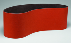 6 x 132" - 36+ Grit - Precision Shaped Ceramic Grain - Cloth Belt - Exact Tooling