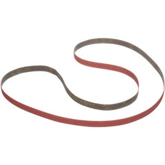 3M Cubitron II Cloth Belt 984F 120+ YF-weight 1/2″ × 84″ Film-lok Single-flex Scallop A - Exact Tooling