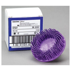 Scotch-Brite Roloc Body Man's Bristle Disc 07537 RD-ZB 36 3″ - Exact Tooling