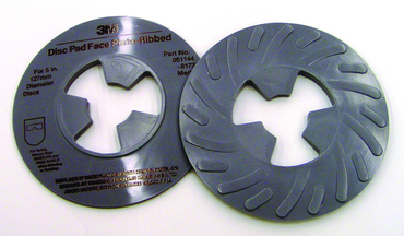 9" - Disc Pad Face Palte - Ribbed - Hard - Exact Tooling