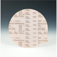 3M Diamond Microfinishing Film PSA Disc 675L 125 Mic 6″ × 1/2″ - Exact Tooling