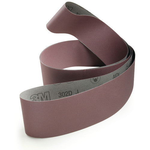 3M Cloth Belt 302D 80 J-weight 4″ × 132″ Film-lok Full-flex - Exact Tooling