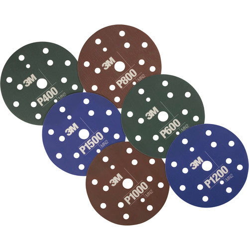 3M Hookit Flexible Abrasive Disc 270J 34799 6″ P320 - Exact Tooling
