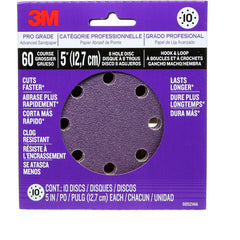 ‎3M Pro Grade Sanding Discs 88521NA-9-B 5″ × 8 Hole 60 grit - Exact Tooling