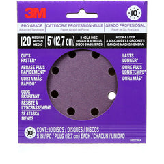 ‎3M Pro Grade Sanding Discs 88523NA-9-B 5″ × 8 Hole 120 grit - Exact Tooling