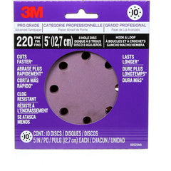 ‎3M Pro Grade Sanding Discs 88525NA-9-B 5″ × 8 Hole 220 grit - Exact Tooling