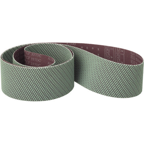 3M Trizact Cloth Belt 337DC A100 X-weight 3″ × 90″ Film-lok No Flex - Exact Tooling