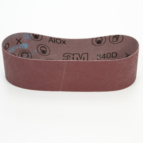 3M Cloth Belt 340D 4″ × 89″ P220 X-weight Sine-Lok - Exact Tooling