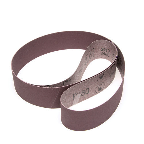 3M Cloth Belt 341D P180 X-weight 3″ × 72″ Film-lok Single-flex - Exact Tooling