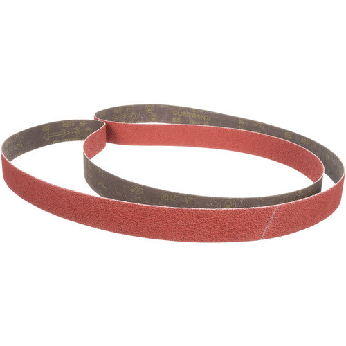 ‎3M Cubitron II Cloth Belt 984F 60+ YF-weight 4-1/2″ × 168″ Film-lok Single-flex - Exact Tooling