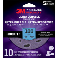 ‎3M Pro Grade Precision Ultra Durable Universal Hole Sanding Disc DUH5100TRI-10I 5″ UH 100 - Exact Tooling