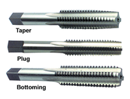 3 Piece M20x2.50 D7 4-Flute HSS Hand Tap Set (Taper, Plug, Bottoming) - Exact Tooling