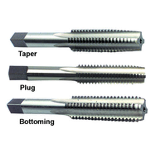 3 Pc. HSS Hand Tap Set (Plug, Taper, Bottoming) - Exact Tooling