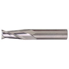 ‎1/2″ × 1/2″ × 1-1/2″ × 6″ RHS / RHC Solid Carbide 2-Flute Square End Single End General Purpose End Mill - Bright - Exact Tooling