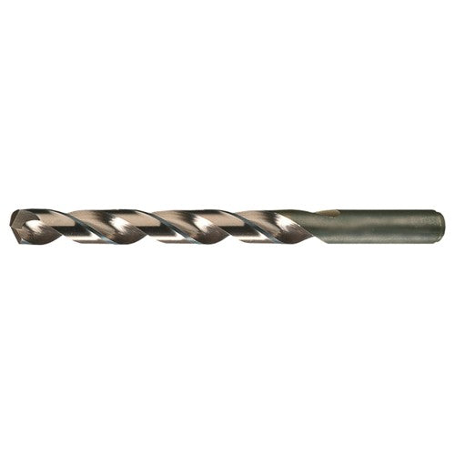 #10 RHS / RHC HSS-CO 8% (M42) 135 Degree Split Point Heavy Duty Cobalt Drill - Straw / Gold Oxide - Exact Tooling