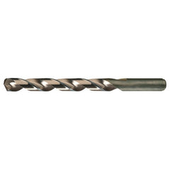 #1 RHS / RHC HSS-CO 8% (M42) 135 Degree Split Point Heavy Duty Cobalt Drill - Straw / Gold Oxide - Exact Tooling