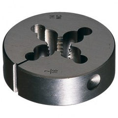 #10–32 13/16 OD 382 Carbon Steel Round Adjustable Die - Exact Tooling