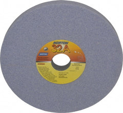 Norton - 8" Diam x 1-1/4" Hole x 3/4" Thick, I Hardness, 60 Grit Surface Grinding Wheel - Aluminum Oxide, Type 1, Medium Grade, 3,600 Max RPM, Vitrified Bond, No Recess - Exact Tooling
