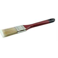 1-1/2″ Flat Sash Brush, Poly/Nylon Fill, 2-1/4″ Trim Length, Red Foam Handle - Exact Tooling