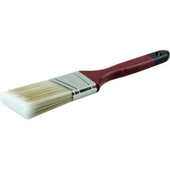 2″ Angled Sash Brush, Poly/Nylon Fill, 2-1/2″ Trim Length, Red Foam Handle - Exact Tooling