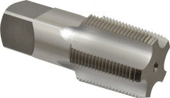 OSG - 1-1/4 - 11-1/2 NPT Thread, 5 Flute Standard Pipe Tap - 4" OAL, 1-3/4" Thread Length, 1-5/16" Shank Diam, Bright Finish, High Speed Steel - Exact Tooling