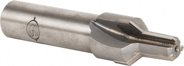 Scientific Cutting Tools - 0.347" Diam, 0.318" Small End Diam, 1/2" Straight Shank, 1.092" Flute, Taper Pipe Reamer - Exact Tooling