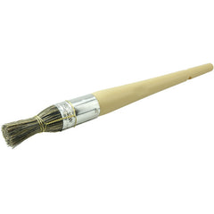 13/16″ Bridled Glue Brush, Grey China Bristle, 1-3/4″ Trim Length, Long Foam Handle - Exact Tooling