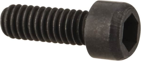 Value Collection - #2-64 UNF Hex Socket Drive, Socket Cap Screw - Alloy Steel, Black Oxide Finish, Fully Threaded, 1/4" Length Under Head - Exact Tooling