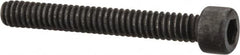 Value Collection - #3-56 UNF Hex Socket Drive, Socket Cap Screw - Alloy Steel, Black Oxide Finish, Fully Threaded, 3/4" Length Under Head - Exact Tooling
