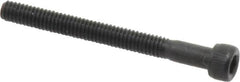 Value Collection - #3-56 UNF Hex Socket Drive, Socket Cap Screw - Alloy Steel, Black Oxide Finish, Partially Threaded, 1" Length Under Head - Exact Tooling