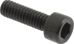 Value Collection - #4-48 UNF Hex Socket Drive, Socket Cap Screw - Alloy Steel, Black Oxide Finish, Fully Threaded, 3/8" Length Under Head - Exact Tooling