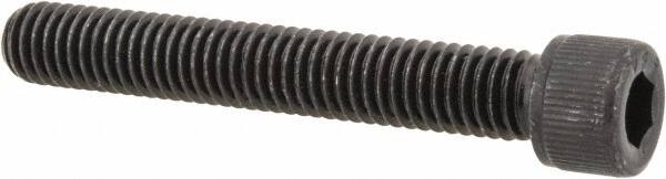 Value Collection - #12-28 UNF Hex Socket Drive, Socket Cap Screw - Alloy Steel, Black Oxide Finish, Partially Threaded, 1-1/2" Length Under Head - Exact Tooling