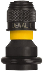 DeWALT - 1/2" Square Size Square to Hex Adapter - 1/4" Square Female Drive, 3" OAL - Exact Tooling