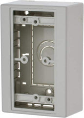 Hubbell Wiring Device-Kellems - 3-1/4 Inch Long x 1.78 Inch Wide x 4.9 Inch High, Rectangular Raceway Box - White, For Use with Nonmetallic PlugTrak, PL1 LANTrak , PP1 PremiseTrak, PW2 WallTrak Latching Raceways - Exact Tooling