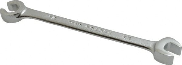 Proto - 3/8", Satin Finish, Combination Flare Nut Wrench - 6 Points, 5-11/16" OAL, Steel, Double End Head - Exact Tooling