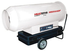 Heatstar - 610,000 BTU Rating, Diesel Forced Air Heater - 14,250 Sq Ft Max Heating Area, 35.6 Gal Capacity, Fuel with Diesel, Kerosene, JP-8 & Jet8 - Exact Tooling