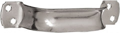 National Mfg. - 8-1/2" Long x 6.75" Wide, Steel Extra Heavy Duty Door Pull - Zinc Plated, 1-3/8" Grip Length - Exact Tooling